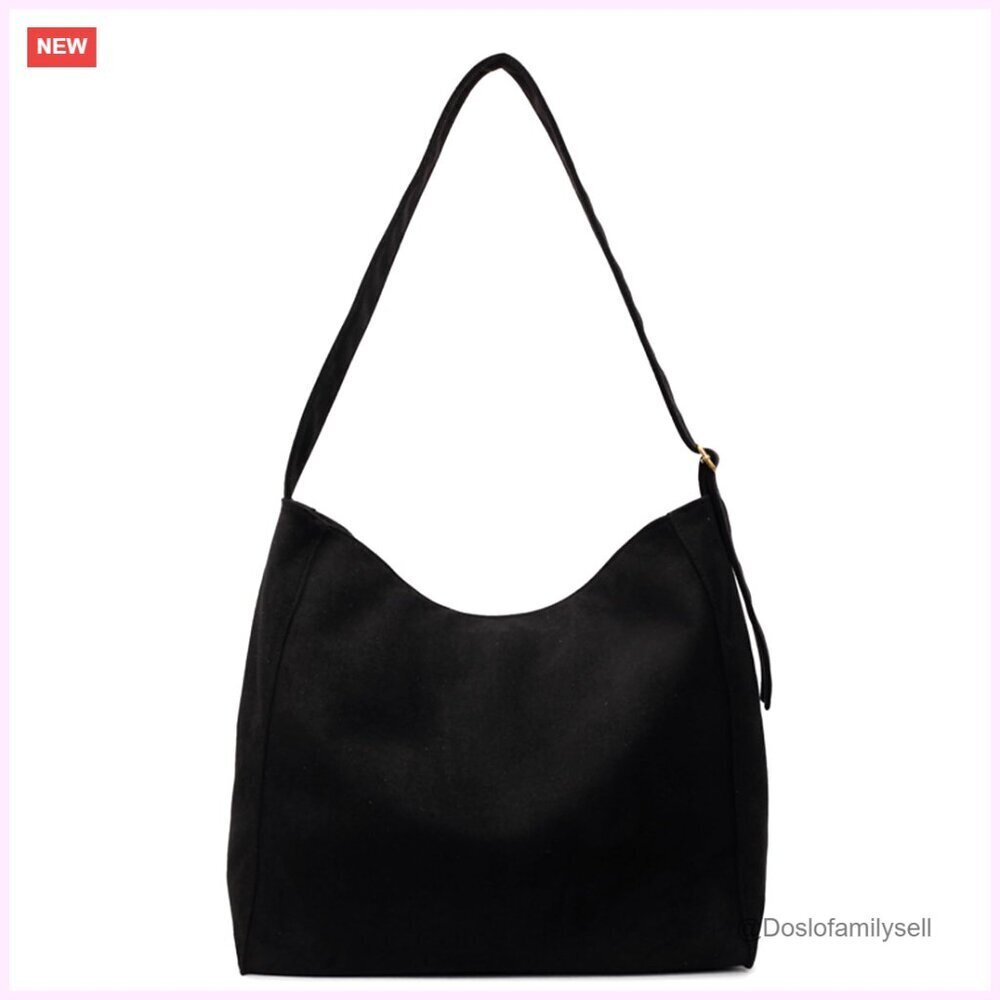Faux Suede Hobo Tote Bag Slouchy Shoulder Crossbody Purse Large Capacity
